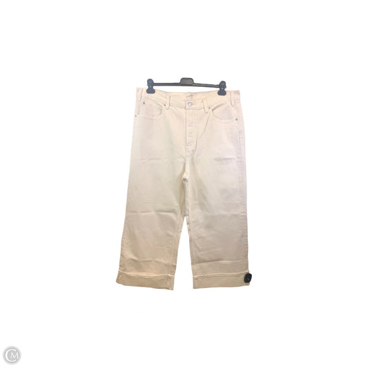 Jeans Wide Leg By Universal Thread In Tan, Size: 12