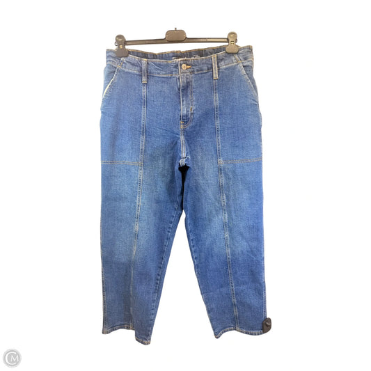 Jeans Straight By Old Navy In Blue Denim, Size: 8p