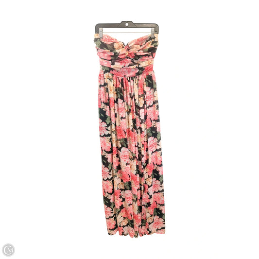Dress Casual Maxi By Fashion Nova In Floral Print, Size: S