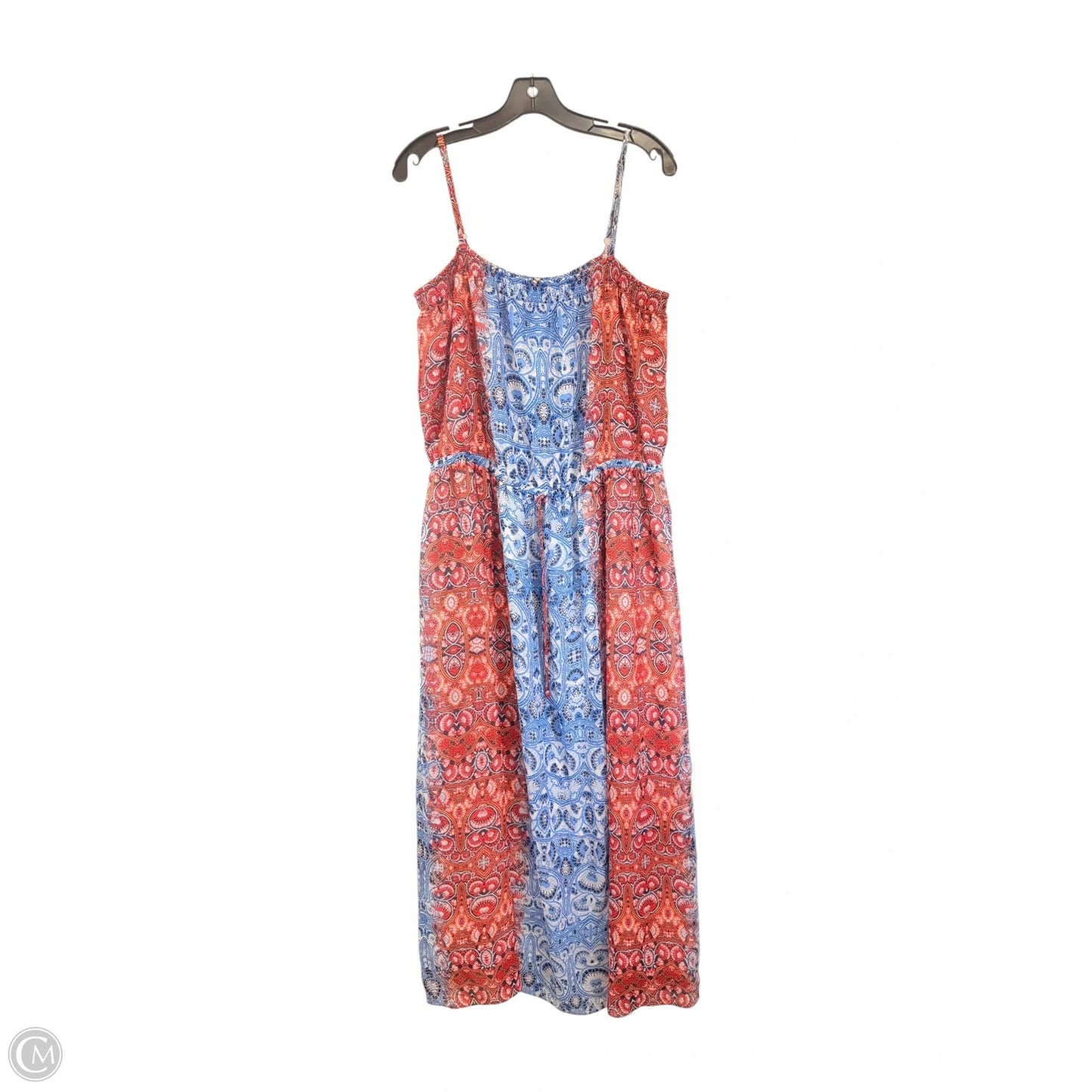 Dress Casual Maxi By Two By Vince Camuto In Blue & Red & White, Size: Xl