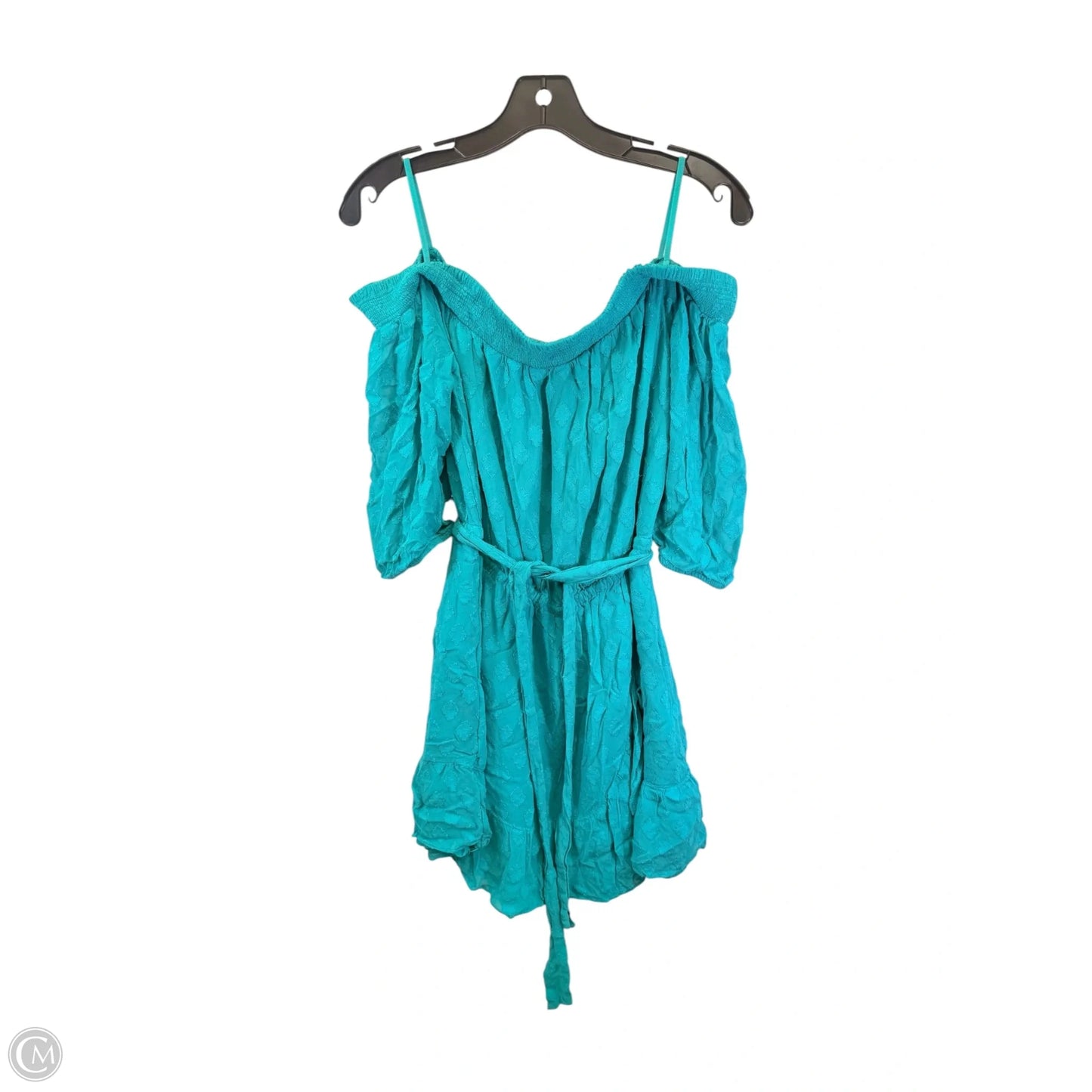 Romper Designer By Lilly Pulitzer In Teal, Size: L