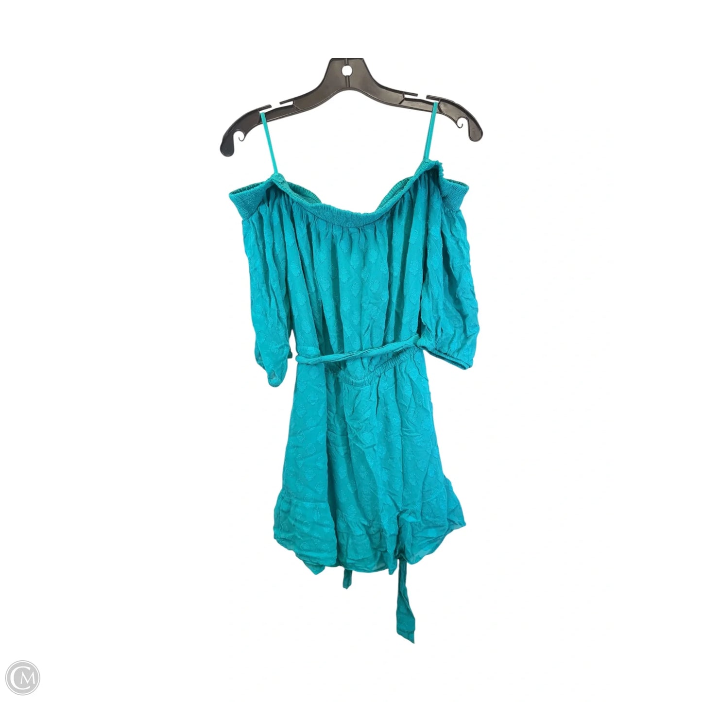 Romper Designer By Lilly Pulitzer In Teal, Size: L