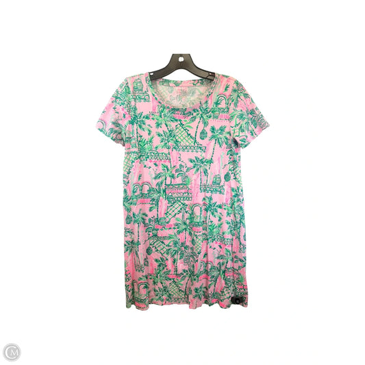 Dress Designer By Lilly Pulitzer In Green & Pink, Size: Xs