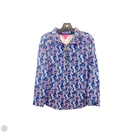 Jacket Designer By Lilly Pulitzer In Blue & Pink, Size: M