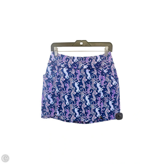 Skort Designer By Lilly Pulitzer In Blue & Pink, Size: M