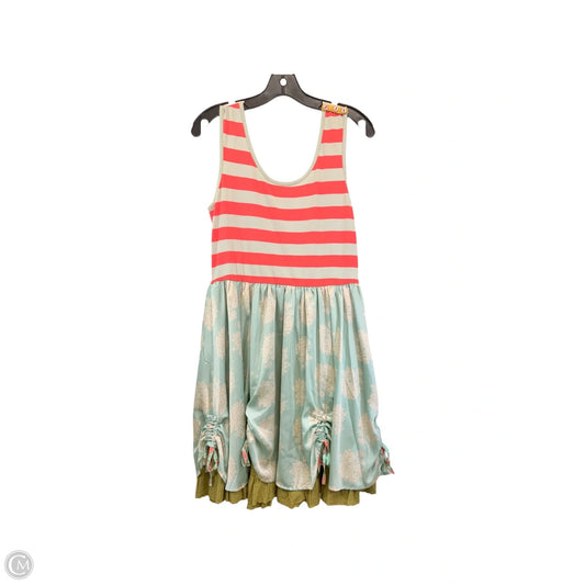 Dress Casual Midi By Matilda Jane In Green & Pink, Size: M