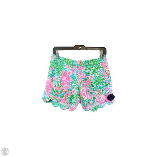 Shorts Designer By Lilly Pulitzer In Blue & Pink, Size: 4