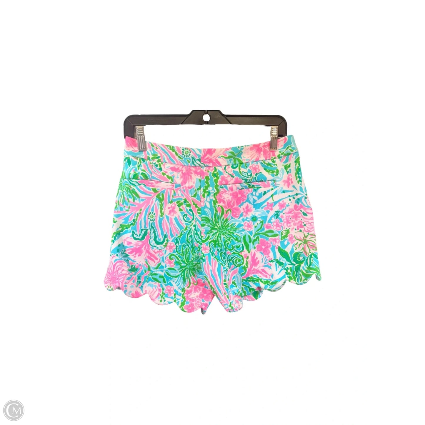 Shorts Designer By Lilly Pulitzer In Blue & Pink, Size: 4