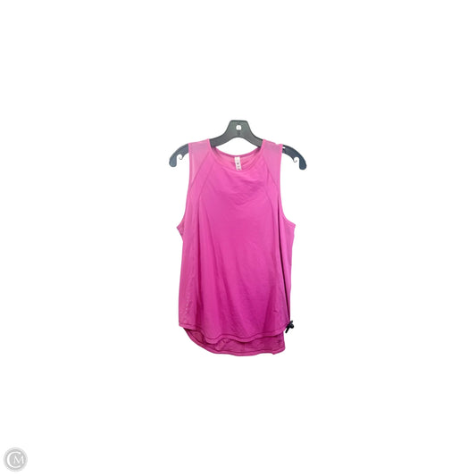 Athletic Tank Top By Lululemon In Pink, Size: 6