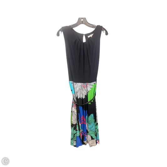 Dress Casual Midi By Sandra Darren In Black & White, Size: Xl