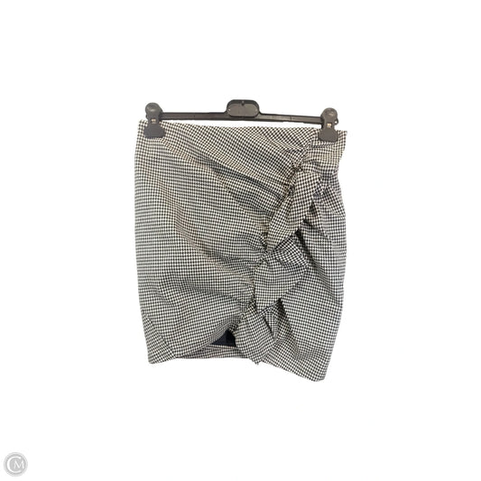 Skirt Mini & Short By Alc In Black & Cream, Size: 6