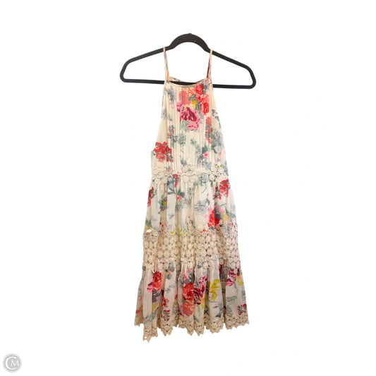 Dress Casual Midi By Ranna Gill In Floral Print, Size: M
