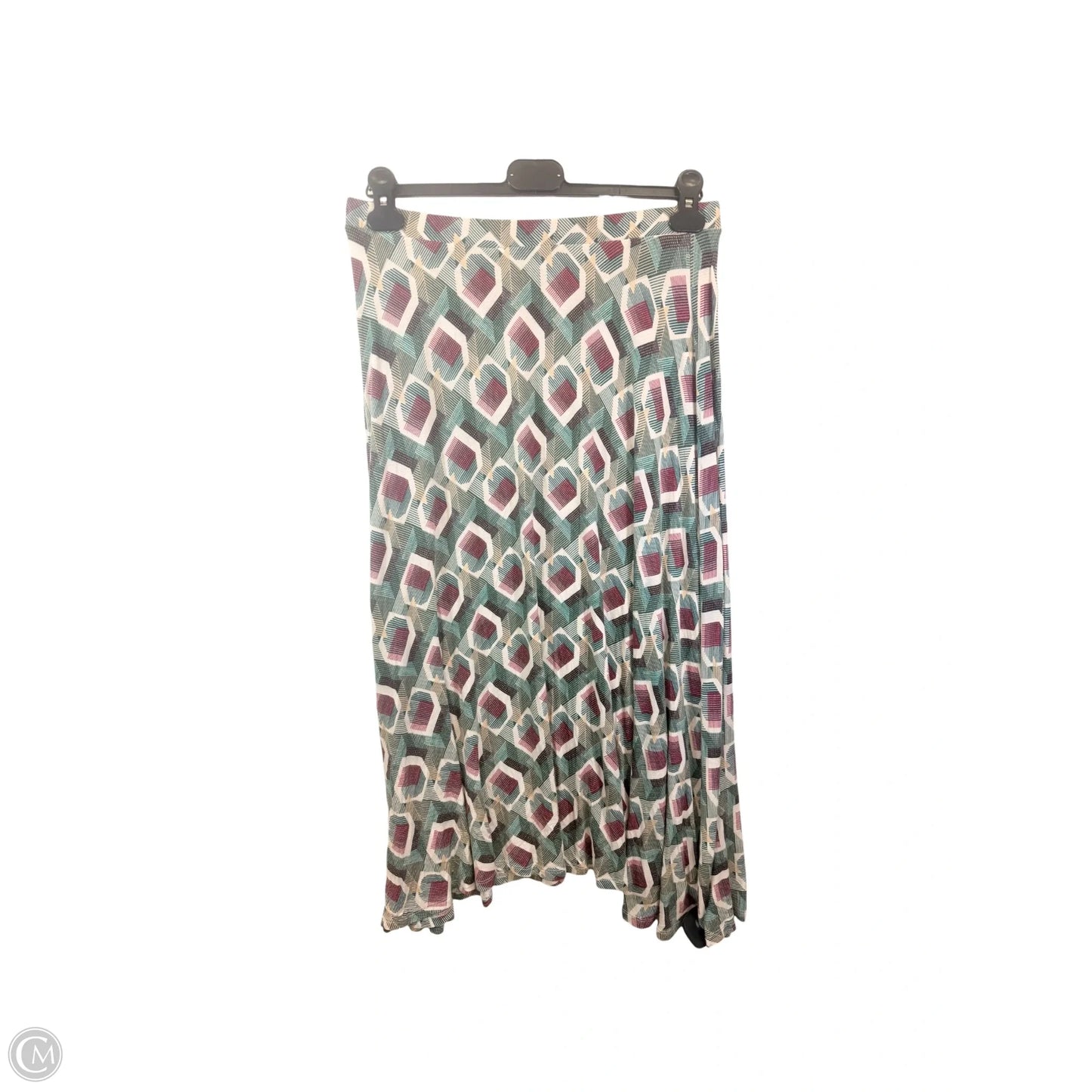 Skirt Maxi By Caslon In Green & Red, Size: Xl