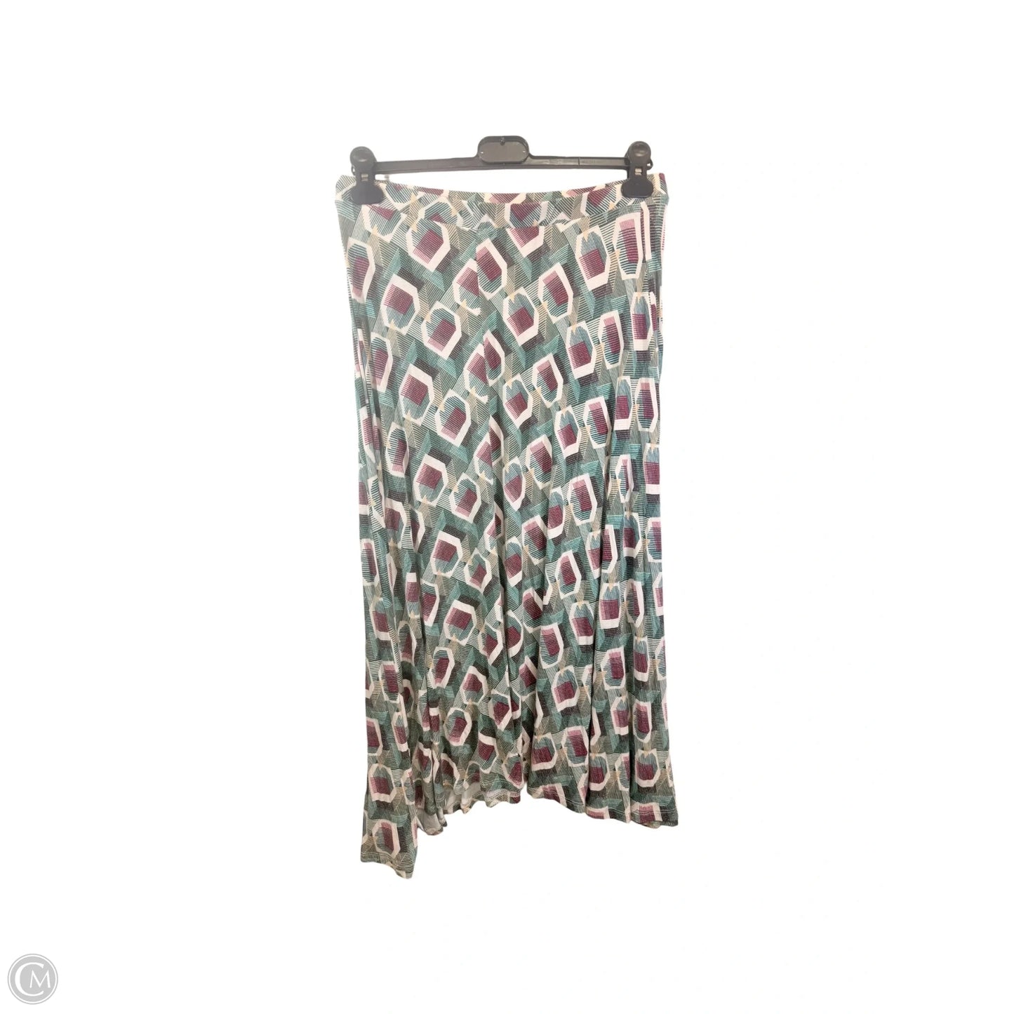 Skirt Maxi By Caslon In Green & Red, Size: Xl