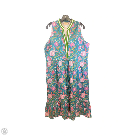 Dress Casual Maxi By Rungolee In Floral Print, Size: Xl