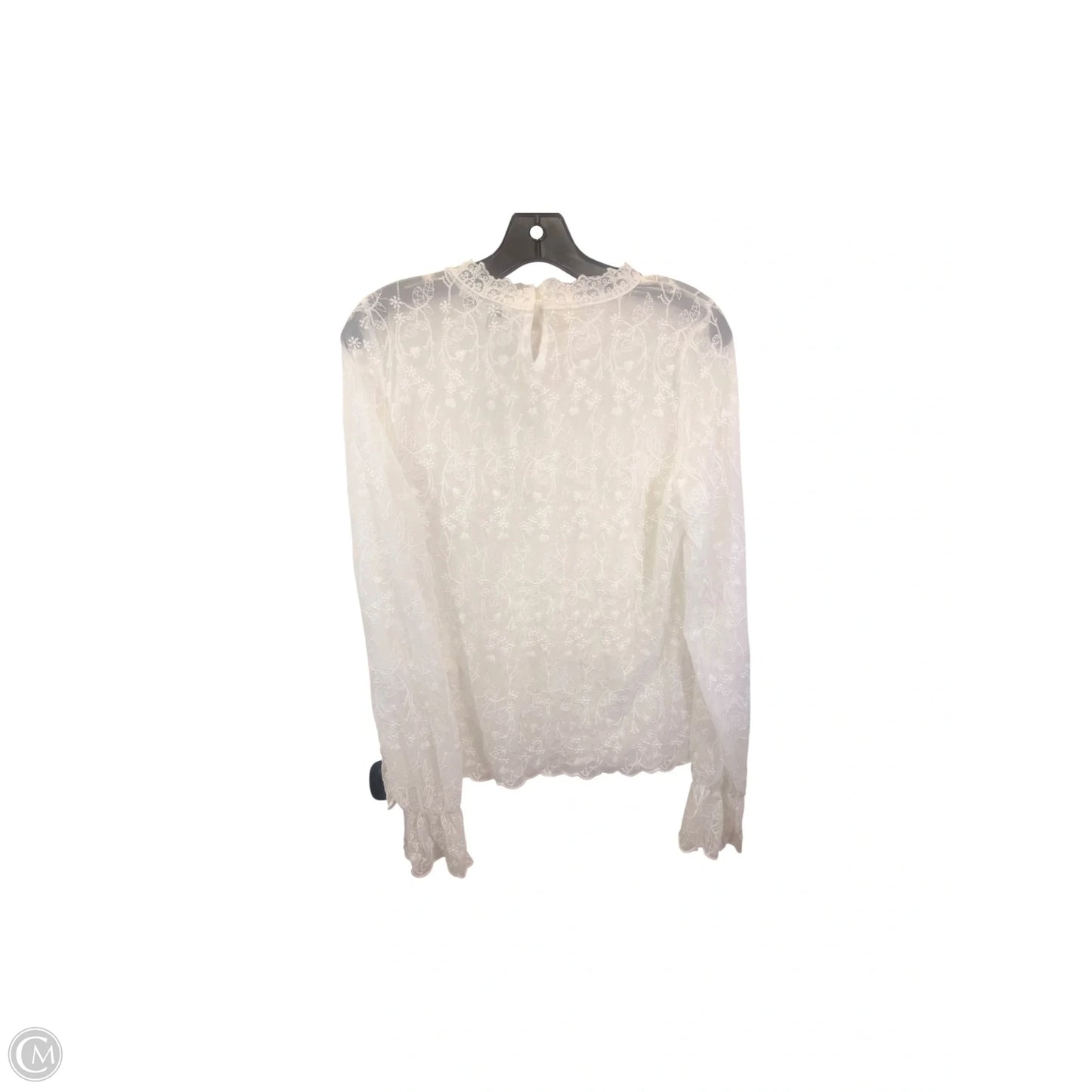Top Long Sleeve By And Now This In White, Size: L