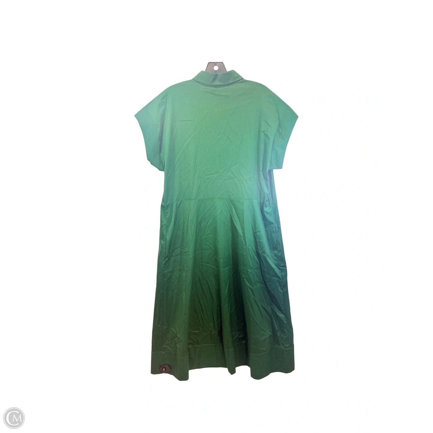 Dress Casual Maxi By Chicos In Green, Size: L