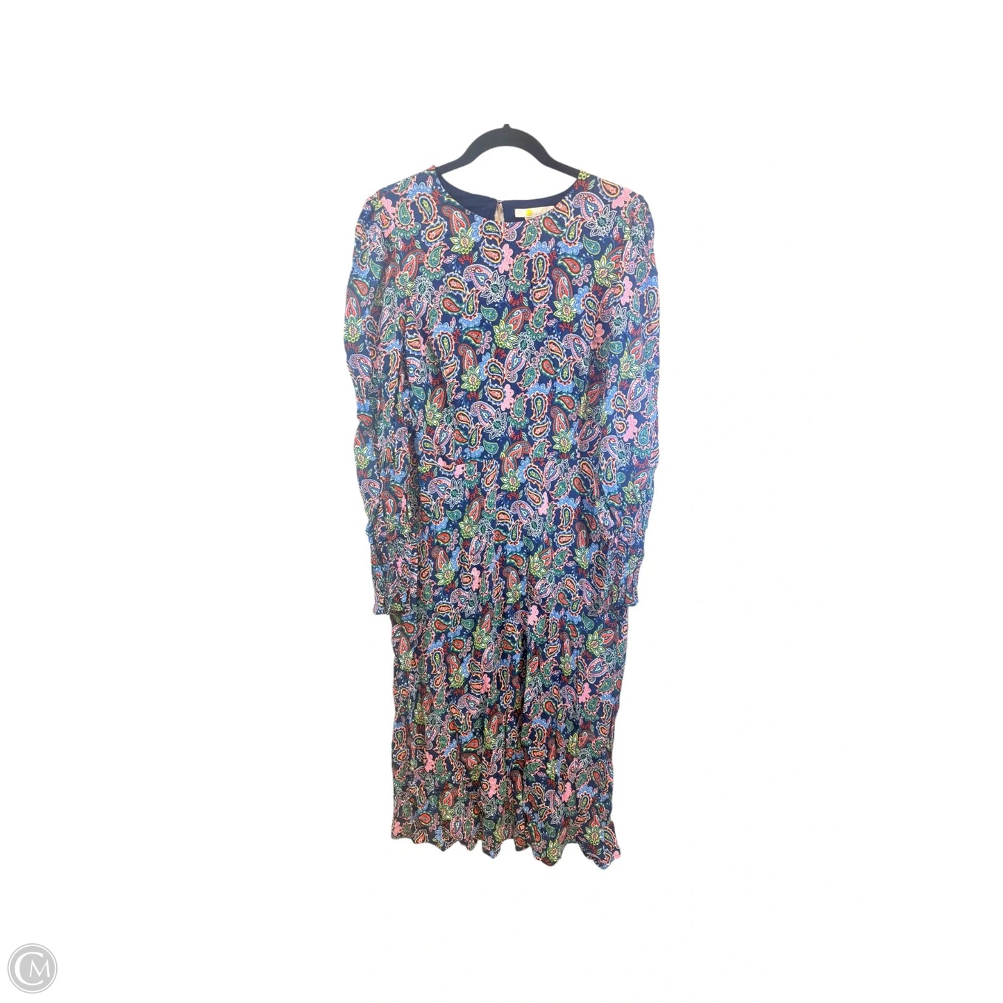 Dress Casual Midi By Boden In Floral Print, Size: 14