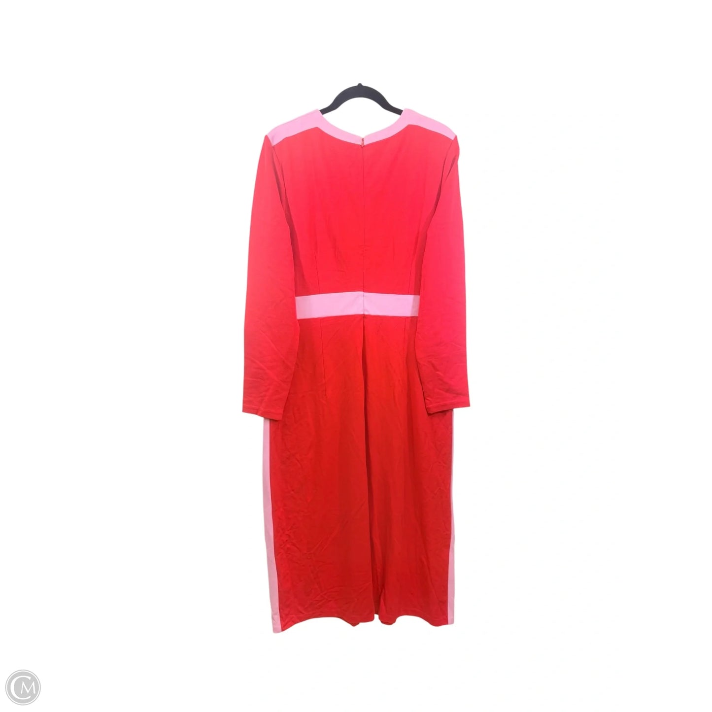 Dress Casual Maxi By Boden In Pink & Red, Size: Xl