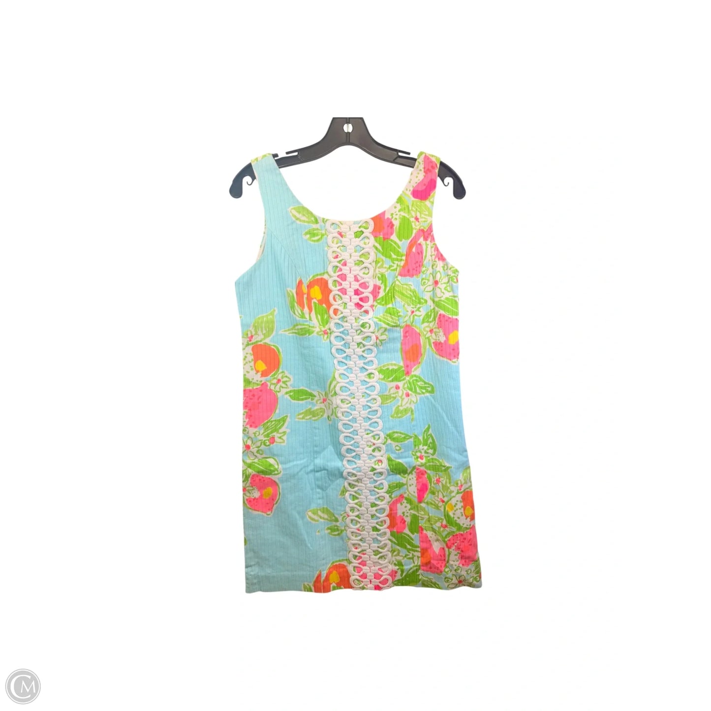 Dress Designer By Lilly Pulitzer In Blue & Green, Size: 4