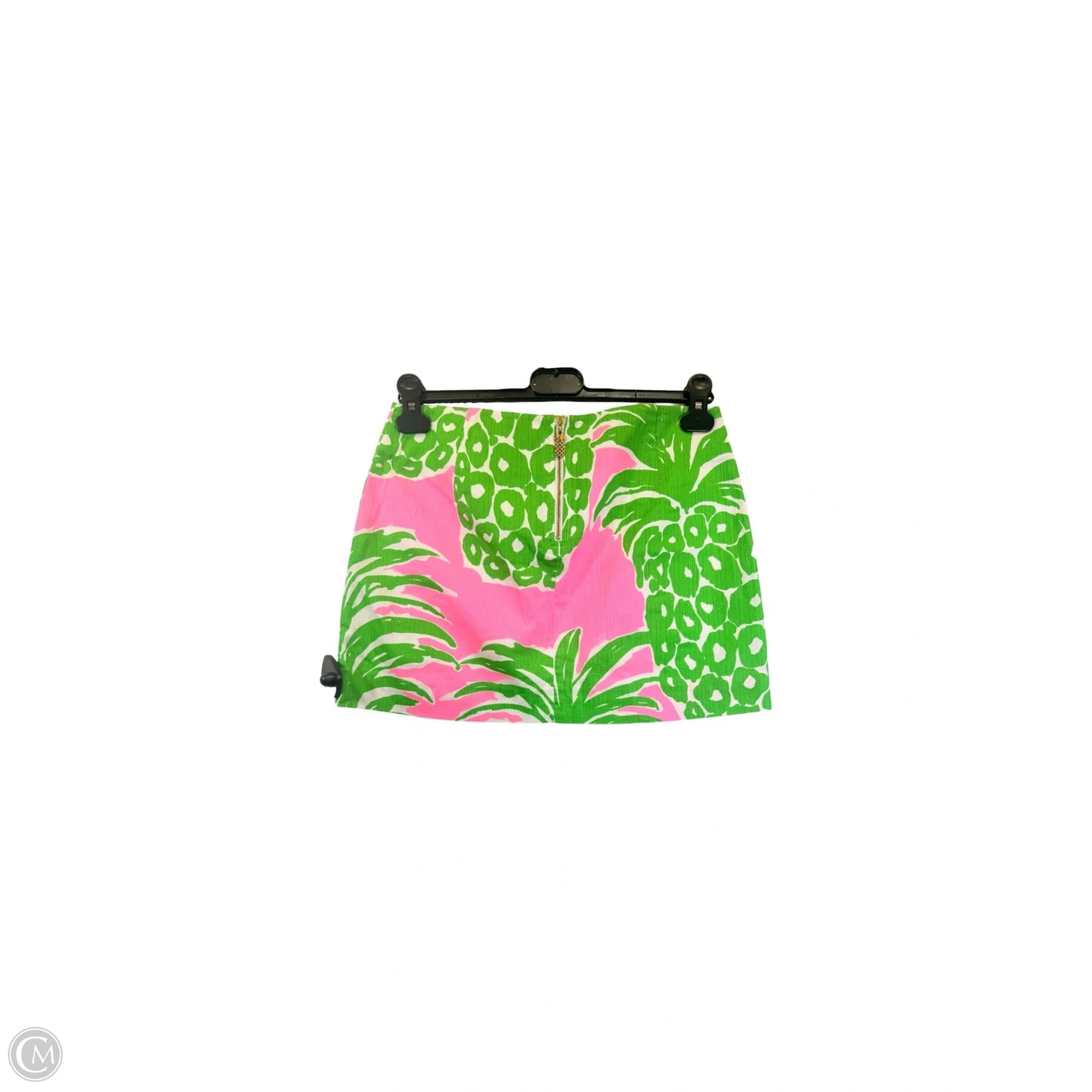 Skirt Designer By Lilly Pulitzer In Green & Pink, Size: 4