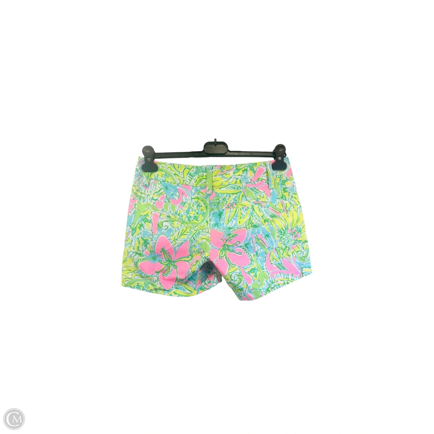 Shorts Designer By Lilly Pulitzer In Blue & Pink, Size: 0