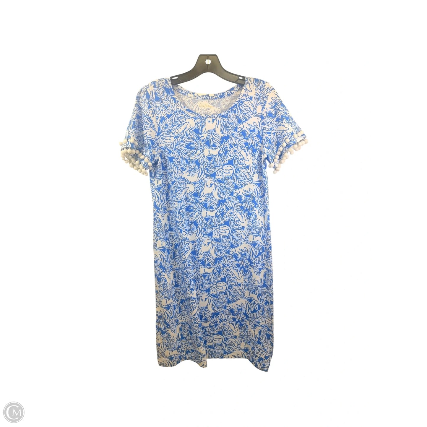Dress Designer By Lilly Pulitzer In Blue & White, Size: S
