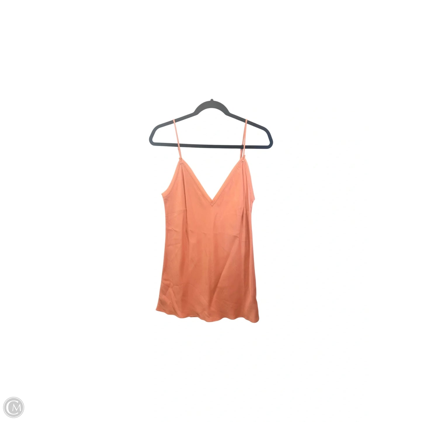 Top Sleeveless By Frame In Peach, Size: L