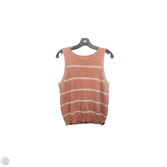Top Sleeveless By Thread And Supply In Pink & Tan, Size: M