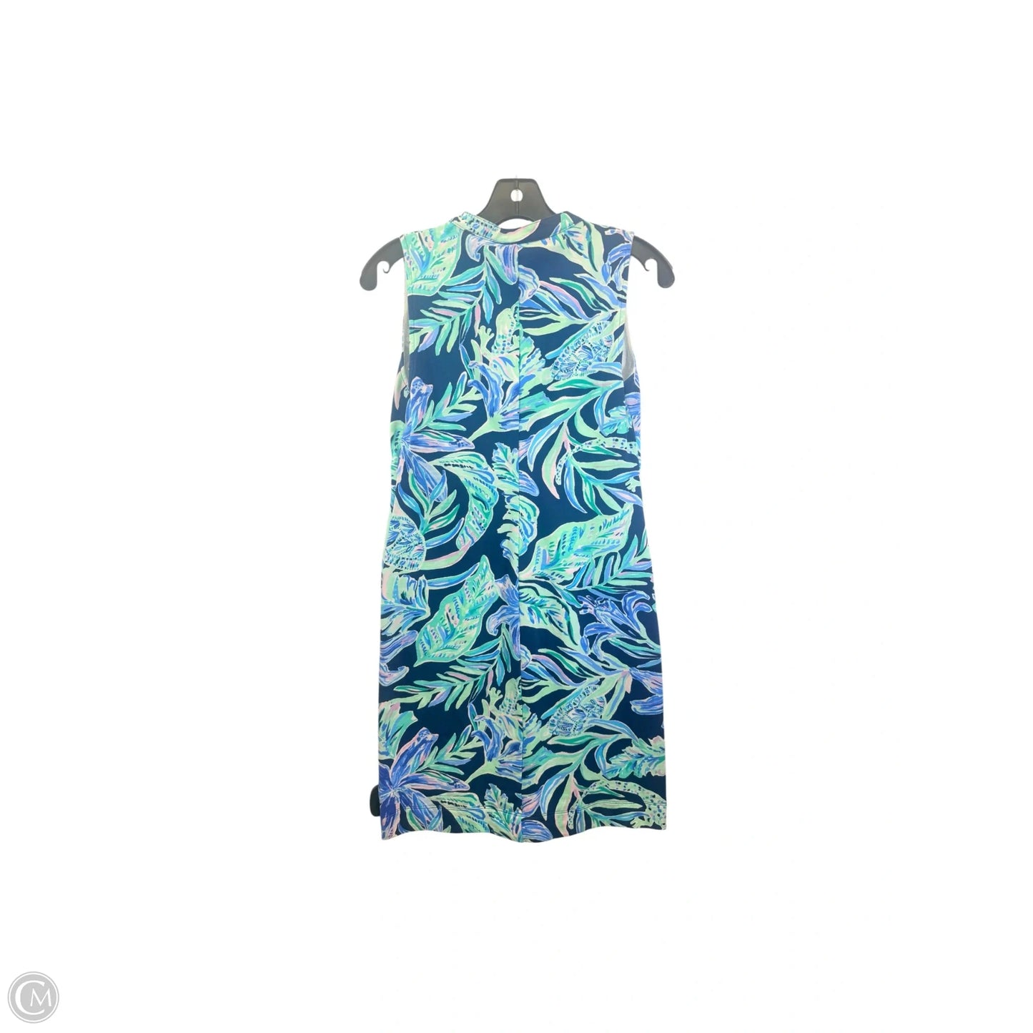 Dress Designer By Lilly Pulitzer In Blue & Green, Size: Xs
