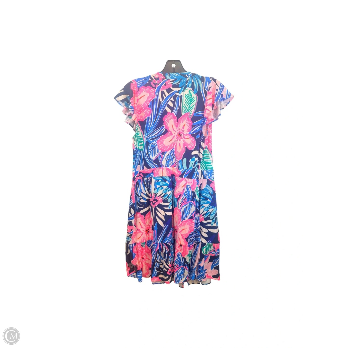 Dress Designer By Lilly Pulitzer In Blue & Pink, Size: Xs