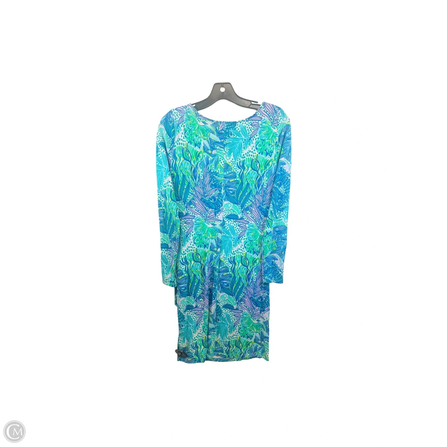 Dress Designer By Lilly Pulitzer In Blue & Green, Size: Xs