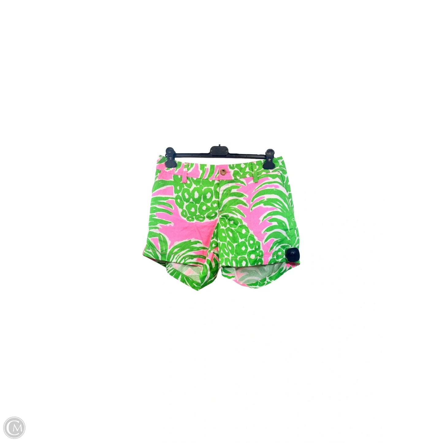Shorts Designer By Lilly Pulitzer In Green & Pink, Size: 14