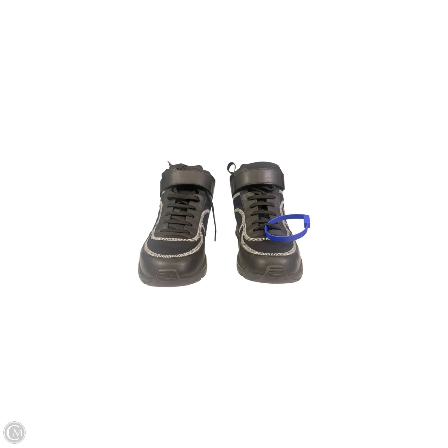 Shoes Designer By Chanel In Black & White, Size: 10.5
