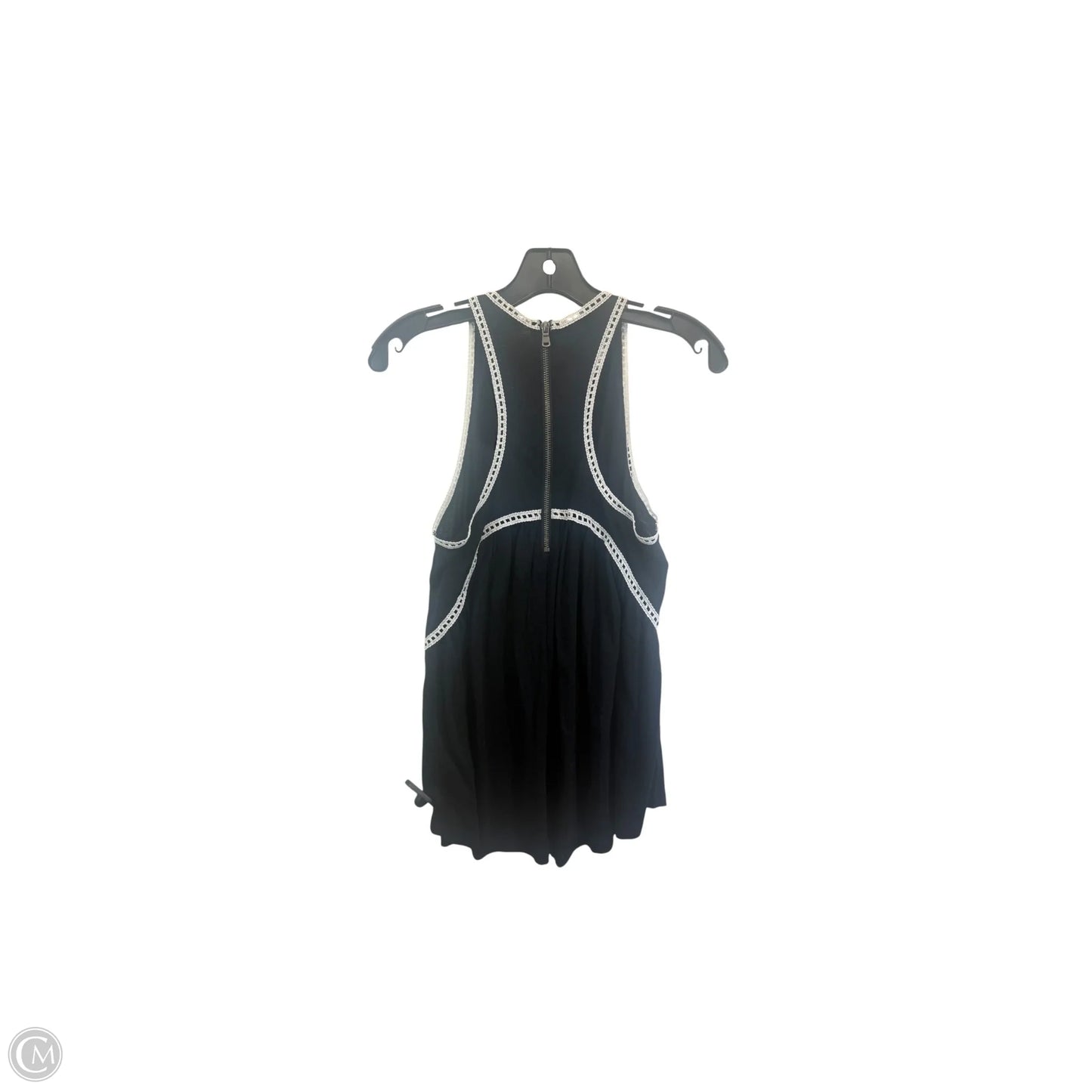 Top Sleeveless By Express In Black & White, Size: S