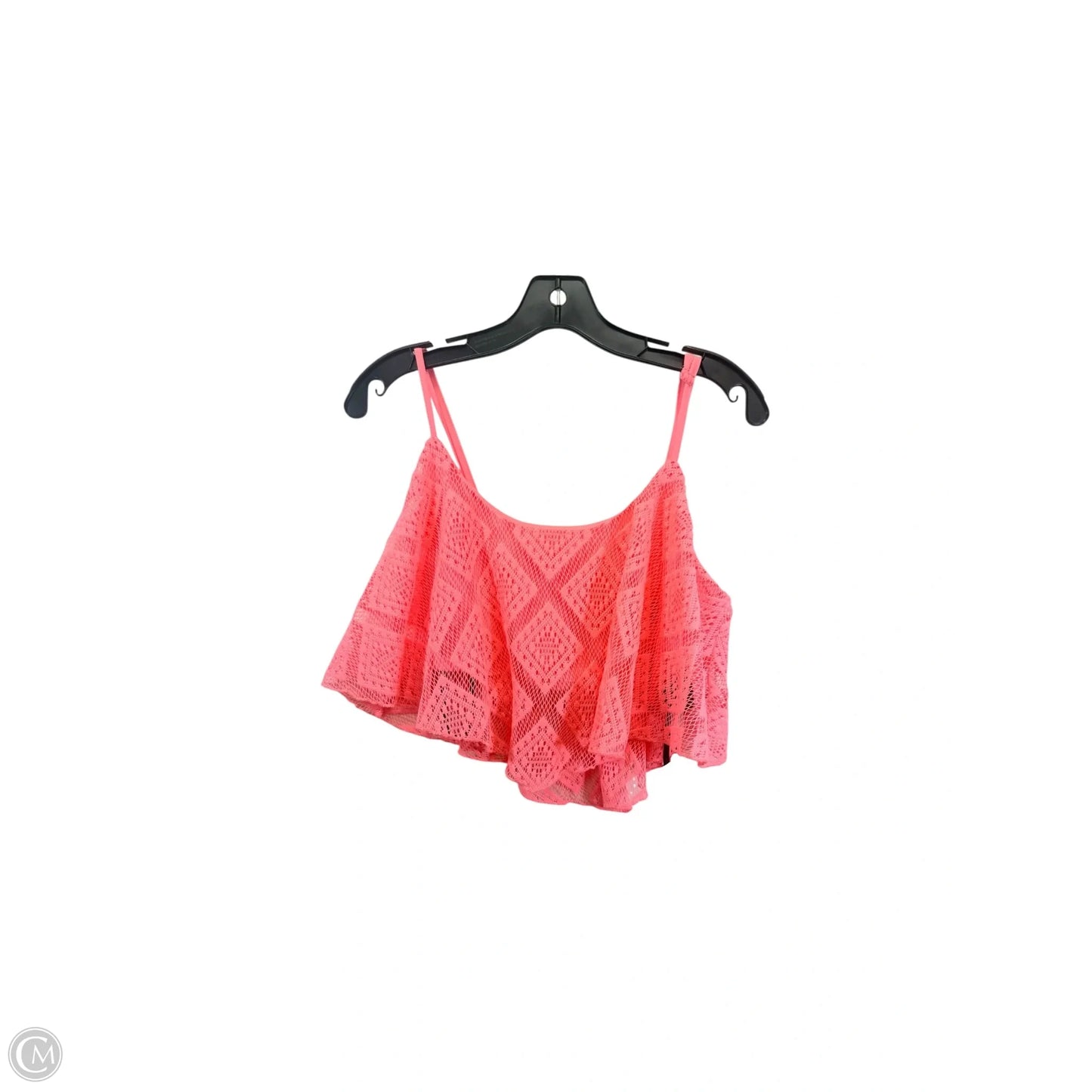 Top Sleeveless By Material Girl In Coral, Size: L