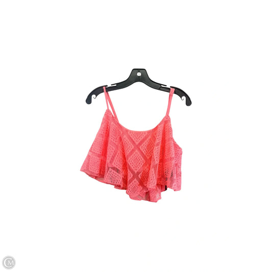 Top Sleeveless By Material Girl In Coral, Size: L