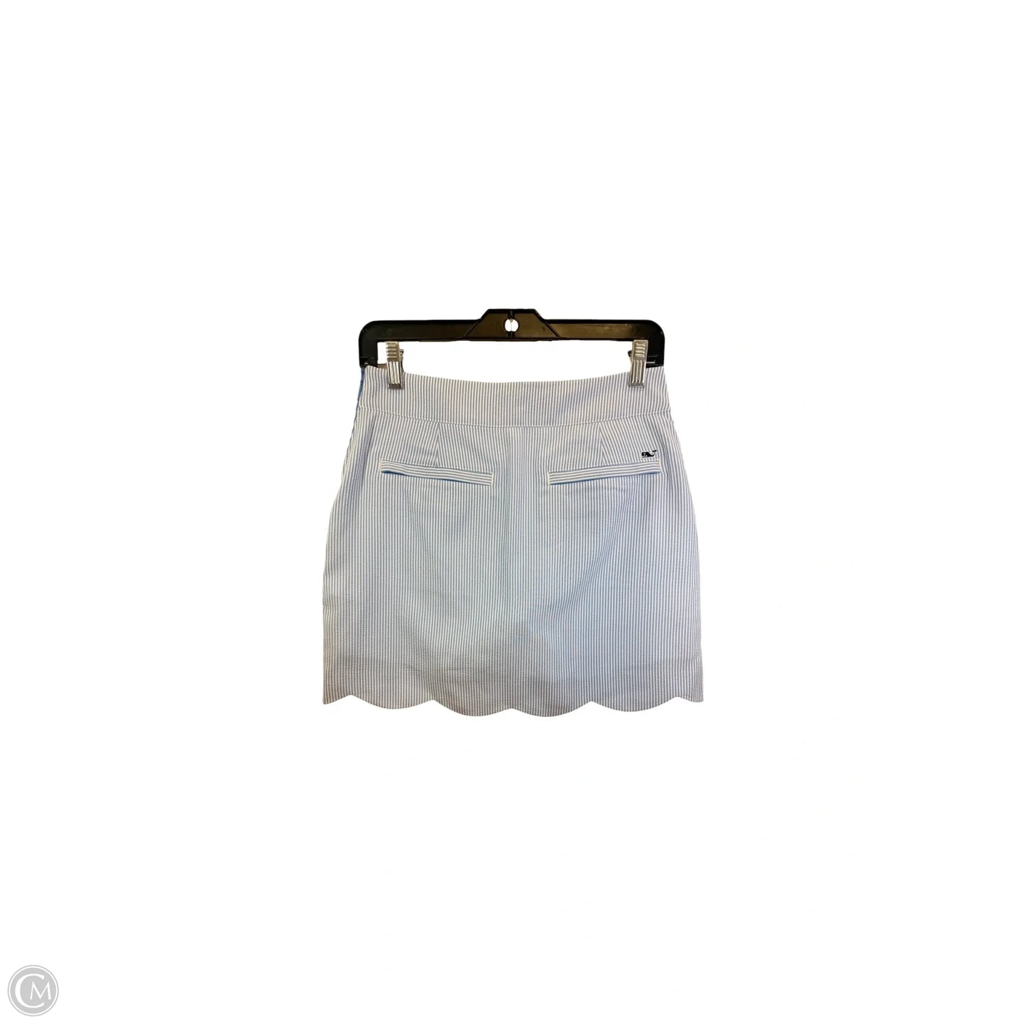 Athletic Skort By Vineyard Vines In Blue & White, Size: Xs