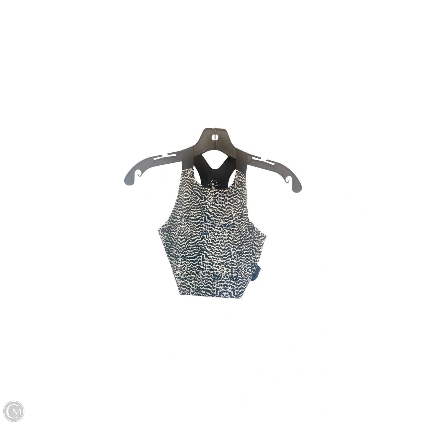 Athletic Bra By Varley In Black & White, Size: Xxs