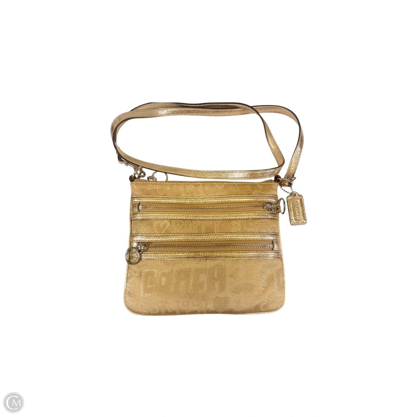 Crossbody Designer By Coach, Size: Medium