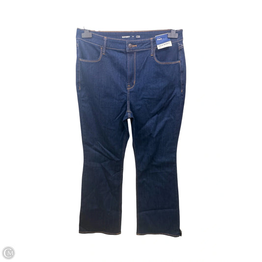 Jeans Flared By Old Navy In Blue Denim, Size: 14