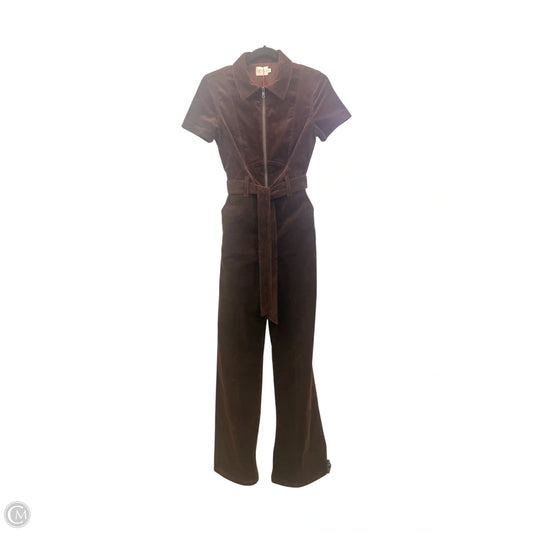 Jumpsuit Designer By Alice + Olivia In Brown, Size: 2