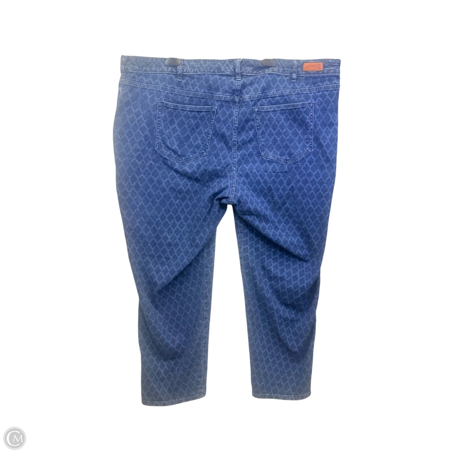 Jeans Straight By Lands End In Blue Denim, Size: 26