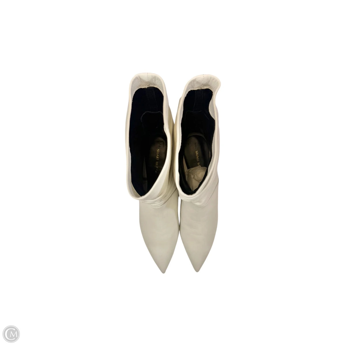 Boots Designer By Stuart Weitzman In White, Size: 8