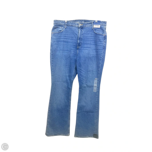 Jeans Straight By Old Navy In Blue Denim, Size: 18