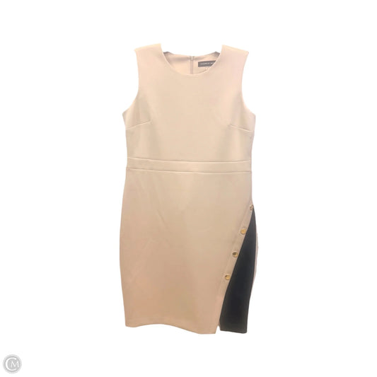 Dress Casual Midi By Andrew Marc In Tan, Size: Xl