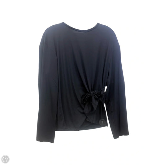 Top Long Sleeve By H&m In Black, Size: M