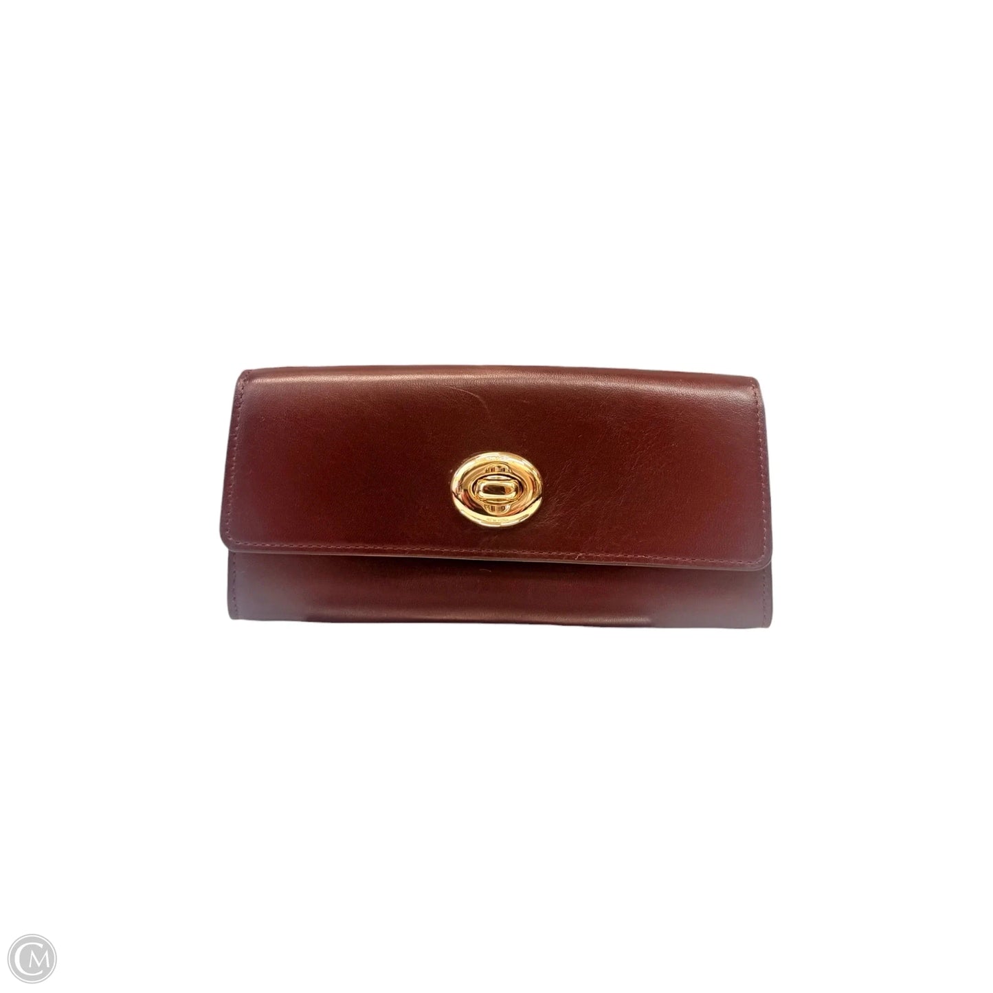 Wallet Leather By Coach Size: Medium