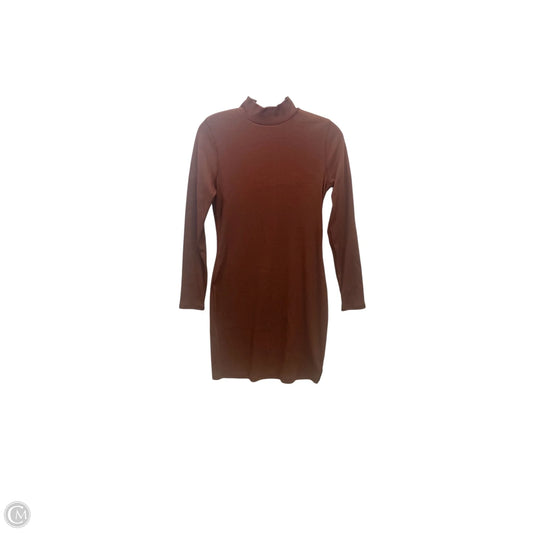 Dress Casual Midi By Old Navy In Brown, Size: S