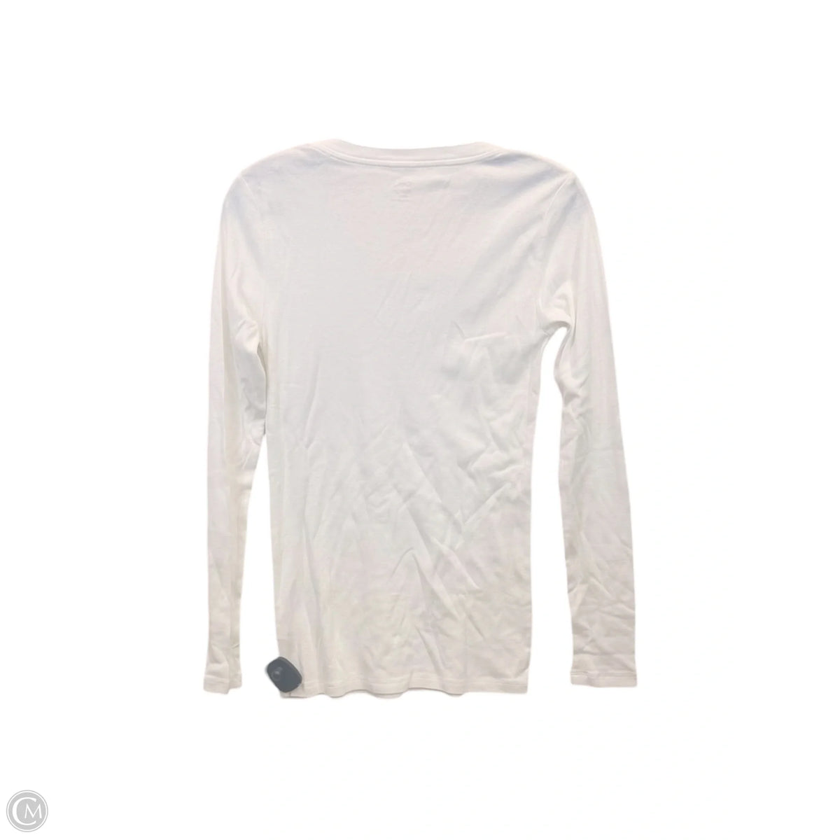 Top Long Sleeve Basic By Gap In White, Size: S